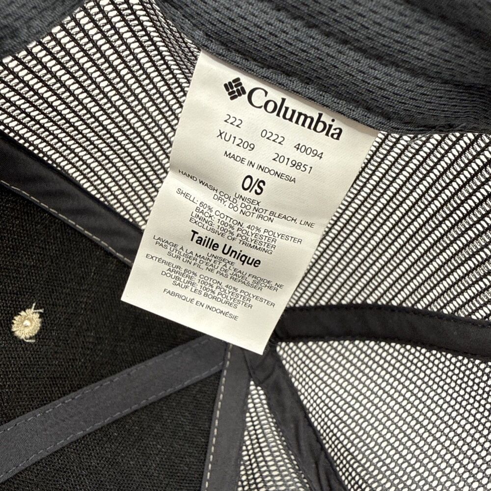 Columbia Sportswear Beige And Grey Men's Snapback Spring Grove Trucker Hat - Picture 6 of 7